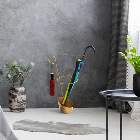 Ομπρελοθήκη Χρυσή SEMSIYE 34x23x67