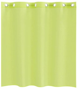 vidaXL Κουρτίνες Voile με ροδέλες 2 τεμάχια Apple Green 140x140 cm