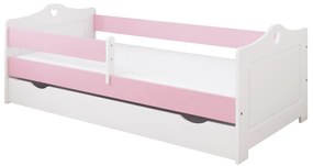 Καναπές Κρεβάτι  με Συρτάρι + Προστατευτικό Emma  Pink  80x180cm  BC60011P BabyCute (Δώρο το Στρώμα)