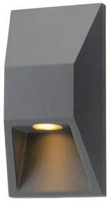 Απλίκα LED Εξωτερικού Χώρου Eurolamp 145-20245 Dark Grey
