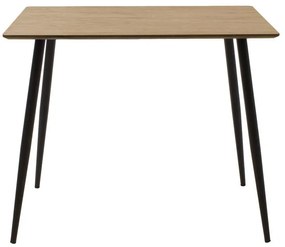 Σετ Τραπεζαρίας Cuba - Bella 3 τεμ Mdf Sonoma - Ανθρακί 70x70x76 εκ. 70x70x76 εκ.