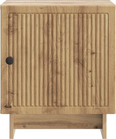 vidaXL Κομοδίνο 2 τεμ. Artisan Δρυς 43 x 34,5 x 50 εκ
