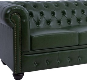 ΚΑΝΑΠΕΣ 3ΘΕΣΙΟΣ T.CHESTERFIELD HM3009.08 ΤΕΧΝΟΔΕΡΜΑ ΚΥΠΑΡΙΣΣΙ 208x90x73 εκ.