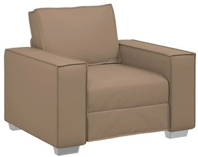 vidaXL Πολυθρόνα-καναπές Καπουτσίνο 99 x 78 x 84 εκ. Δερματίνη