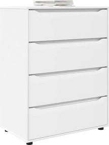 vidaXL Ντουλάπες Αποθήκευσης 80 x 48 x 105 εκ Επεξεργασμένο Ξύλο Λευκό