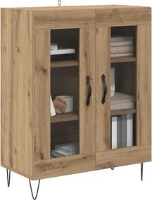 vidaXL Πλαϊνό γραφείο Artisan Oak 69,5 x 34 x 90 εκ.