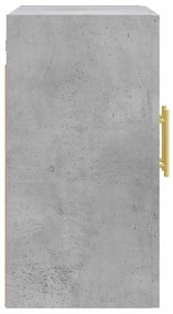 vidaXL Ντουλάπι Τοίχου Γκρι Σκυροδέματος 60x31x60 εκ. Επεξεργ. Ξύλο