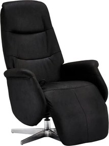Delta Recliner Black Fabric