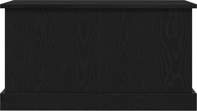 vidaXL Κουτί αποθήκευσης Μαύρη δρυς 70 x 40 x 38 cm Επεξεργασμένο Ξύλο