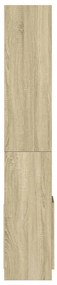 vidaXL Ντουλάπι Sonoma Δρυς 92x33x180εκ. από Επεξεργασμένο Ξύλο