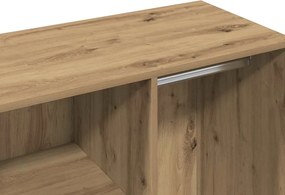 vidaXL Ντουλάπι ντύσιμο Artisan δρυς 80x40x65 cm Κατασκευασμένο ξύλο