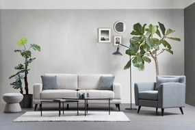 3-Seat Sofa-Bed Nordic 3 Seater - Beige Beige