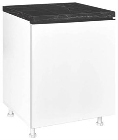 Floor Kitchen Cabinet LINA D60 1V Λευκό