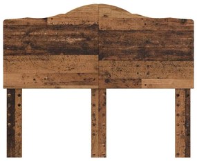 vidaXL Κεφαλάρι με κεφαλάρι Παλιό Ξύλο 120 cm Επεξεργασμένο ξύλο