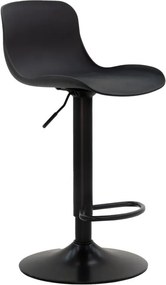 Σκαμπό μπαρ Walden PP μαύρο 40x43x100 εκ.