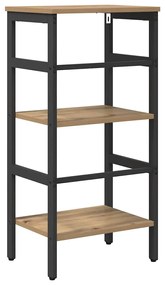 vidaXL Ράφι Βιβλίων Artisan Oak 40 x 29,5 x 81 εκ Επεξεργασμένο ξύλο