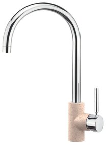 Sanitec Doppio Ψηλή Μπαταρία Κουζίνας Granite Sand