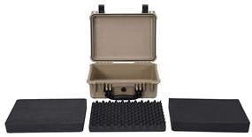 vidaXL Σκληρή Θήκη Άμμος 40,5 x 33 x 17,5 εκ. Πολυπροπυλένιο και ABS