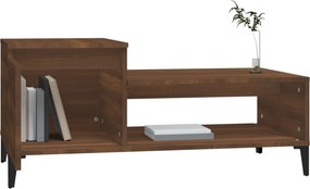 vidaXL Τραπεζάκι Σαλονιού Καφέ Δρυς 100x50x45 εκ. Επεξεργασμ. Ξύλο