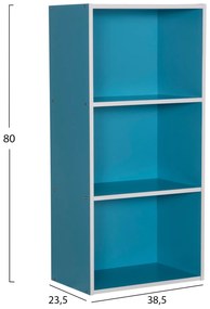 ΡΑΦΙΕΡΑ ΤΟΙΧΟΥ CUBICON HM9941.05 ΜΠΛΕ-ΛΕΥΚΗ ΜΕΛΑΜΙΝΗ 38,5x23,5x80Υεκ. (1 Τεμμάχια)
