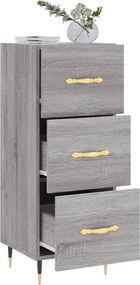 vidaXL Ντουλάπι Γκρι Sonoma 34,5x34x90 εκ. από Επεξεργασμένο Ξύλο