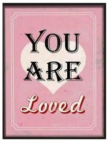 "ΠΟΣΤΕΡΣΕΚΟΡΝΙΖΑ30x40cmLAFINESSE-EM3187""YOUARELOVED"""