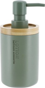 Dispenser Μπάνιου 280ml (Φ7.5x17) T-D Khaki/Bamboo 62101149