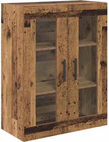 vidaXL Highboard 2 pcs Παλιό Ξύλο 69,5 x 34 x 180 εκ.