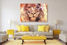 Εικόνα προσώπου λιονταριού - 120x80