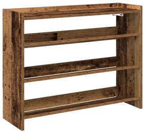 Ράφι παπουτσιών vidaXL Παλιό ξύλο 80x25x62 cm Κατασκευασμένο ξύλο