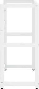 vidaXL Έπιπλο Μπάνιου Λευκό 59 x 38 x 83 εκ. Σιδερένιο