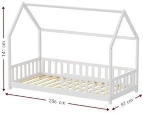 Κρεβάτι παιδικό Davie-Leuko-90x200