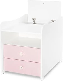 BED COMBO 172/72 WHITE/ORCHID PINK