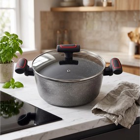 ΚΑΤΣΑΡΌΛΕΣ PYREX CASSEROLE 24X11CM WITH LID POPPY INDUCTION