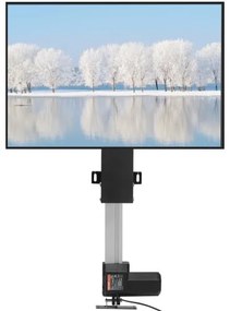 VEVOR Motorized TV Lift Stroke Length 20 Inches Motorized TV Mount Fit for 28-32&quot; TV Lift with Remote Control Height Adjustable Load Capacity 132 Lbs Wireless Remote Control