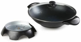Τηγάνι Wok DOMO DO-8708W 2000 W 5 L Μαύρο