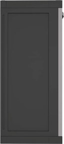vidaXL Ντουλάπι Αποθ. Εξ. Χώρου Γκρι/Μαύρο 65x37x85 εκ. Πολυπροπυλένιο