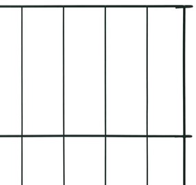 vidaXL Περίφραξη Κήπου Σετ Πράσινη 115 x 79 εκ.