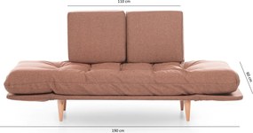 3-Seat Sofa-Bed Nina Daybed - Light Brown GR102 Light Brown