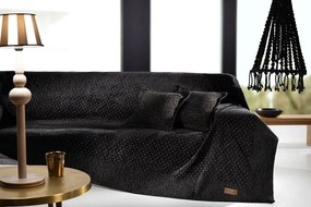 Ριχτάρι Πολυθρόνας Piquet Black 180x150 - Guy Laroche