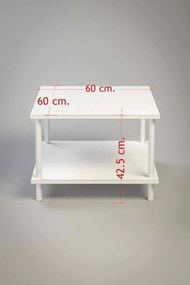 Τραπεζάκι Σαλονιού Sapphire Δρυς LODOME 60x60x42.5