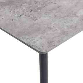 vidaXL Τραπεζαρία Γκρι 120 x 60 x 75 εκ. από MDF