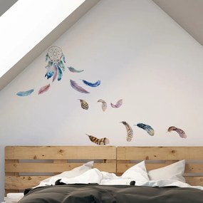 Watercolour Dreamcatcher αυτοκόλλητα τοίχου βινυλίου M Ango 54111