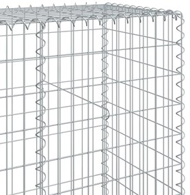 vidaXL Συρματοκιβώτιο με Κάλυμμα 300x50x200εκ. από Γαλβανισμένο Χάλυβα