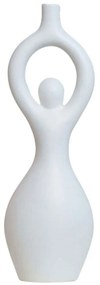 Βάζο Lossin 230TRV1321 14,5x10x43cm White Aberto Design Κεραμικό