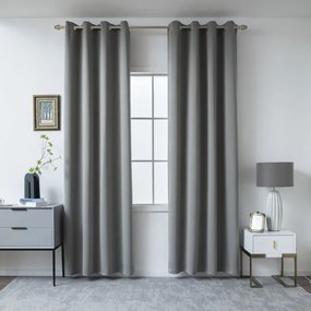 Beauty Home Ύφασμα κουρτίνας Blackout σκίασης Ideal Art 8400 Ύφασμα Φ280 Ανθρακίτης
