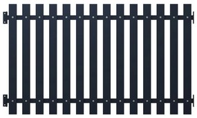 vidaXL Πάνελ Περίφραξης Ανθρακί 178x75 εκ. Ατσάλι με ηλεκτροστατική βαφή πούδρας