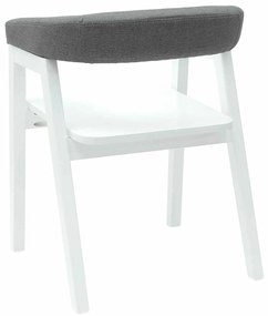 vidaXL Καρέκλες φαγητού 2 pcs Λευκό 54 x 57 x 73 εκ