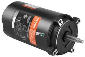 VEVOR 1HP Pool Pump Motor 115/230V 9.8/4.9A 56J 3450RPM 90μF/250V Capacitor