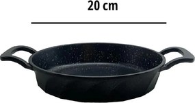 Stewehome τηγάνι από χυτοσίδηρο με αντικολλητική επιφάνεια Μαύρο